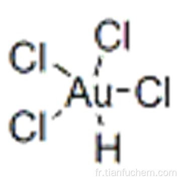 Aurate (1 -), tétrachloro, hydrogène (1: 1), (57191295, SP-4-1) - CAS 16903-35-8